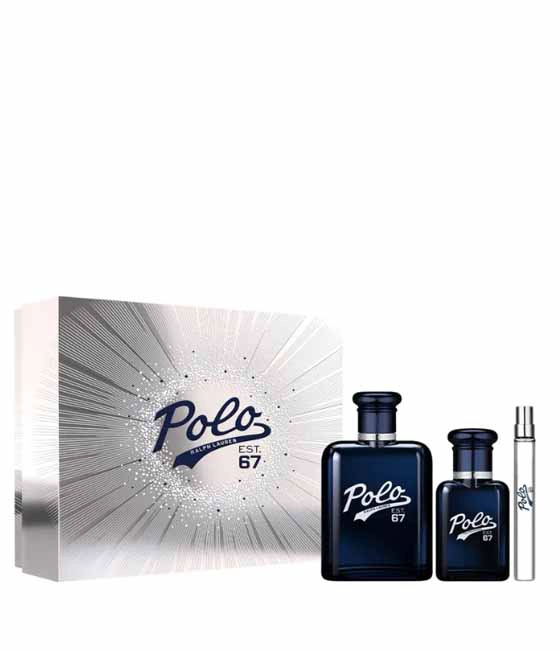 RALPH LAUREN POLO 67 125ML+40ML+10ML EDT HOMBRE ESTUCHE - 1