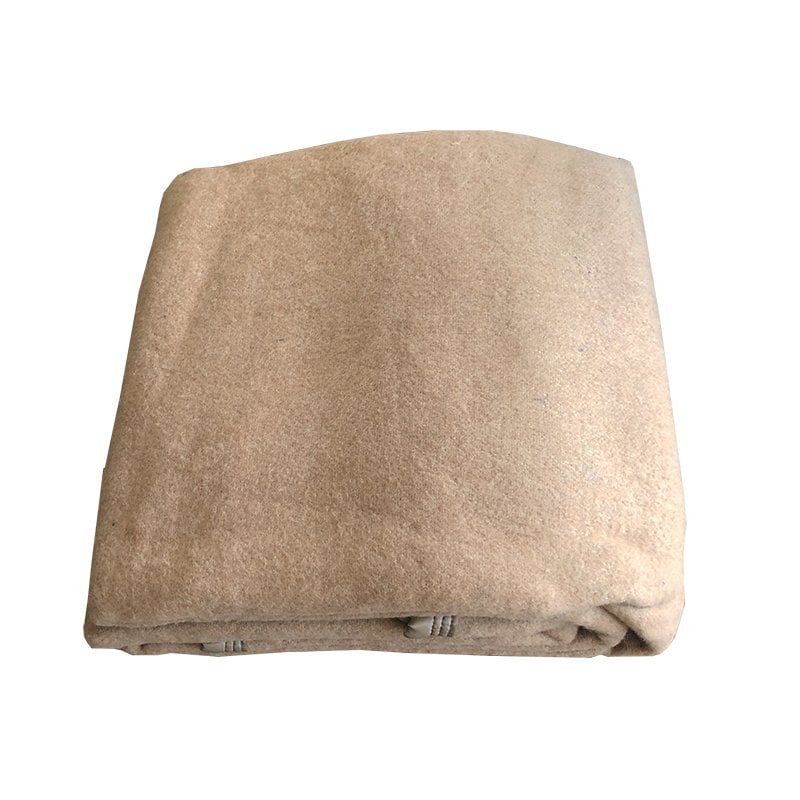 FRAZADA TEXTIL REHUCE LANA KING 240 X 200 CM BEIGE - 2