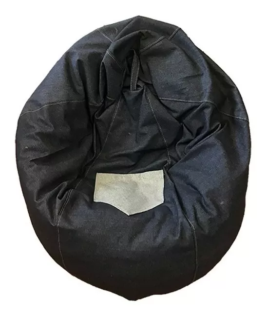 PUFF TEXTIL REHUCE JEANS AZUL PERA M - 3