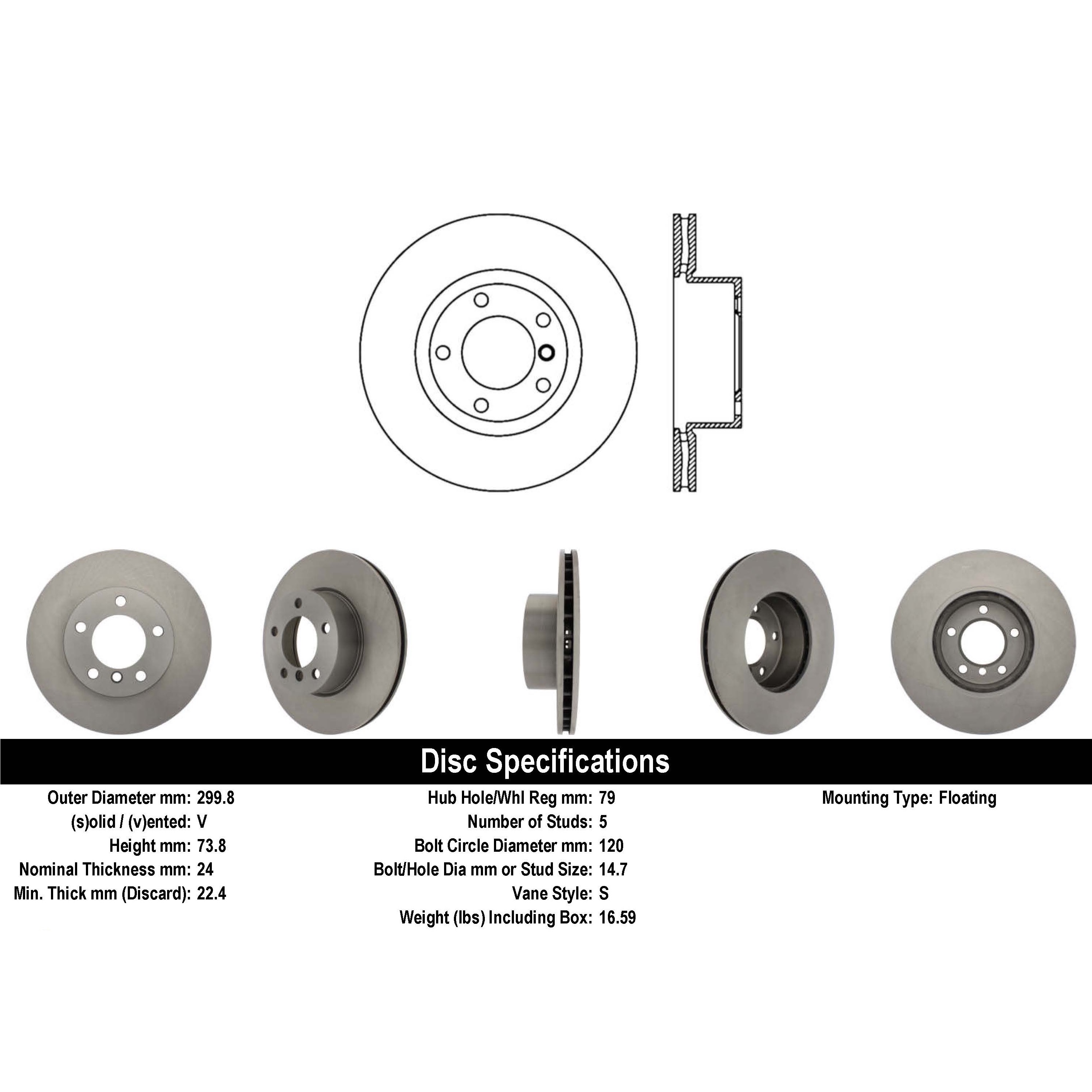Dischi Sportivi Brembo SPORT TY3 Anteriori Per BMW Serie 3 (F30, F80) 320 I 184cv Dal 03/12 Al