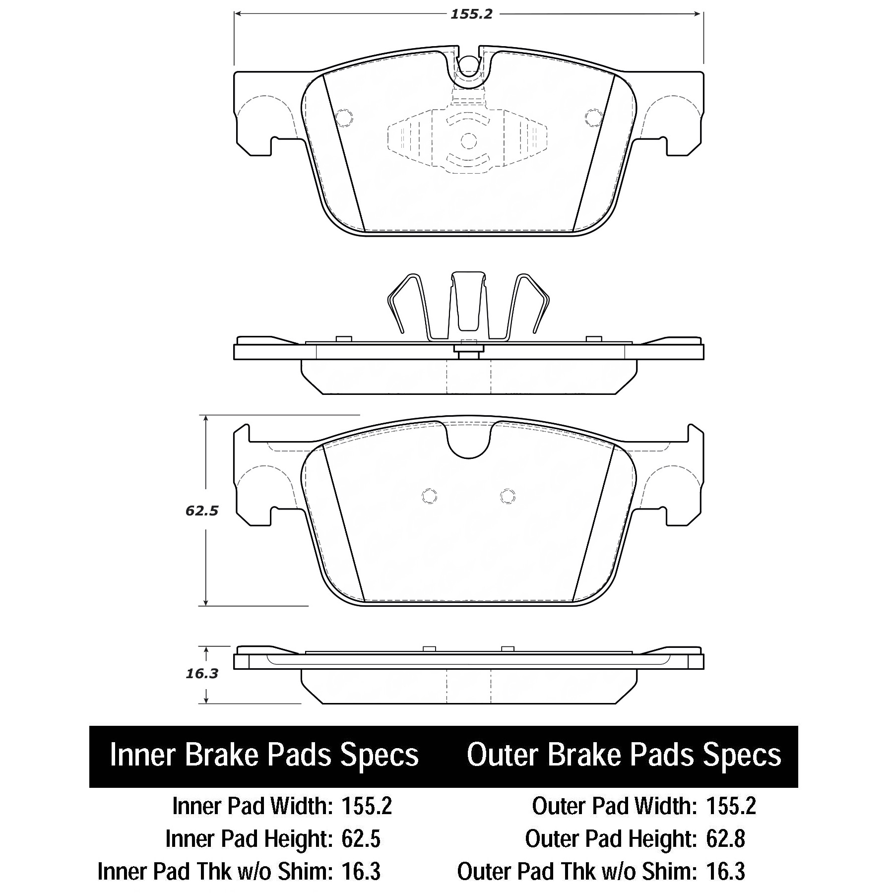 Brembo P 50 068 - Pastiglia Freno - Posteriore