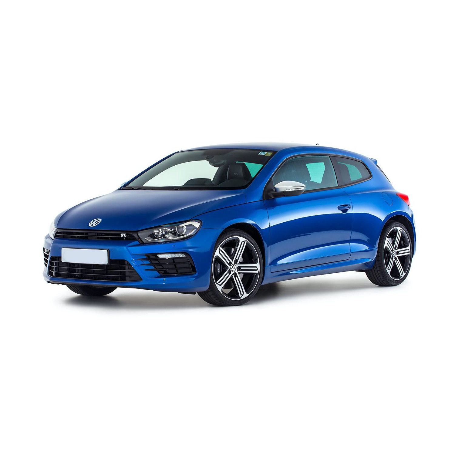 Tappetini Auto In Velour MOTOS Strike Per Volkswagen Scirocco 2008-2017 - Set Di 4 Pezzi, Colore Blu, Antiscivolo, Spessore 7mm - 3