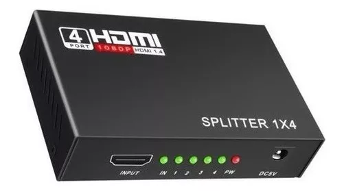 SPLITTER HDMI 1X4 FULL HD 4K Y 2K UHD CLONAR PANTALLAS - 1