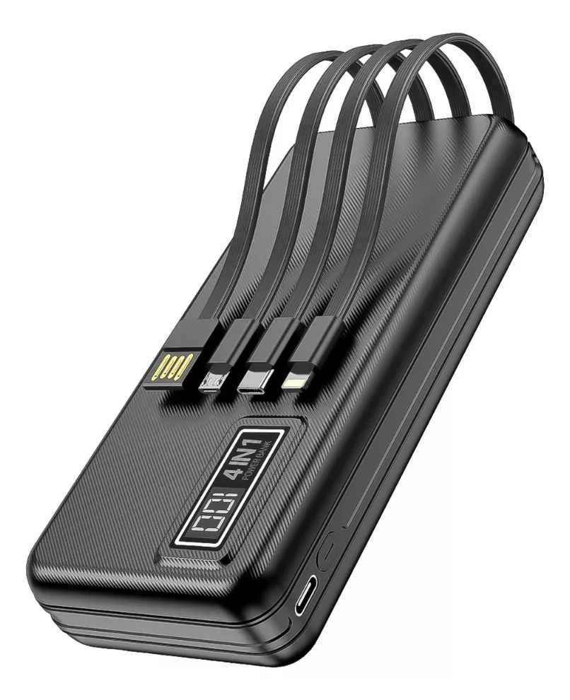 CARGADOR PORTATIL POWERBANK USB 20000MAH 3 EN 1 - 1