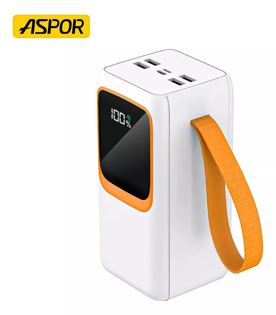 BATERIA PORTATIL ASPOR 50000MAH A350 POWERBANK MULTIPUERTOS - 2