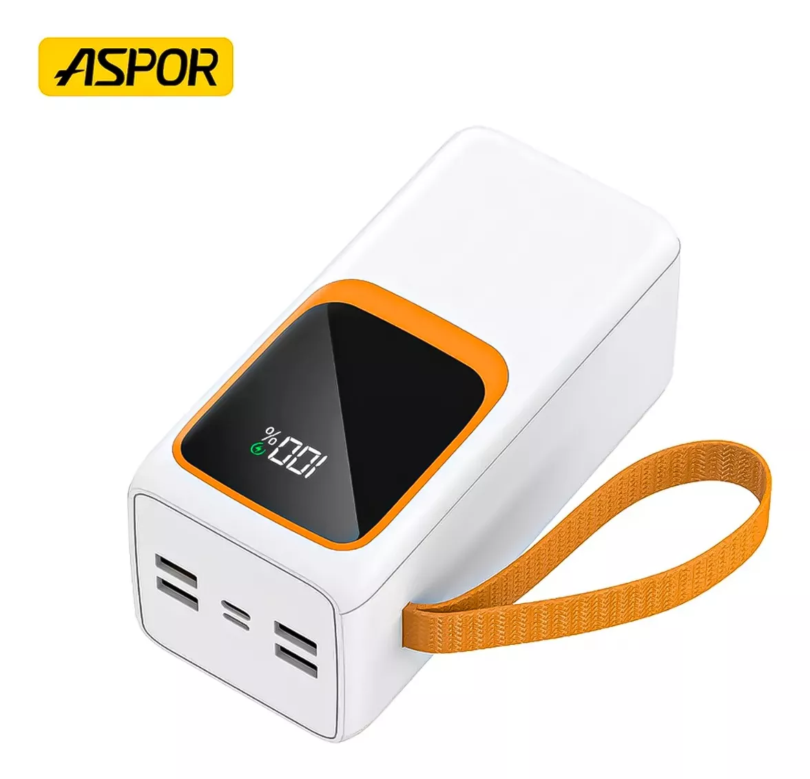 BATERIA PORTATIL ASPOR 50000MAH A350 POWERBANK MULTIPUERTOS - 4