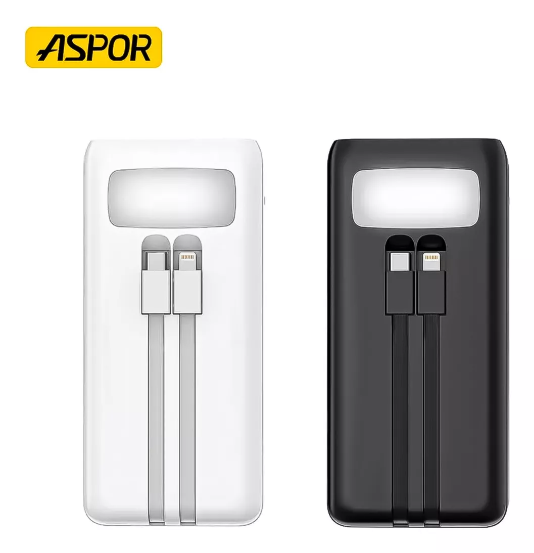 BATERIA PORTATIL ASPOR 50000MAH A350 POWERBANK MULTIPUERTOS - 5
