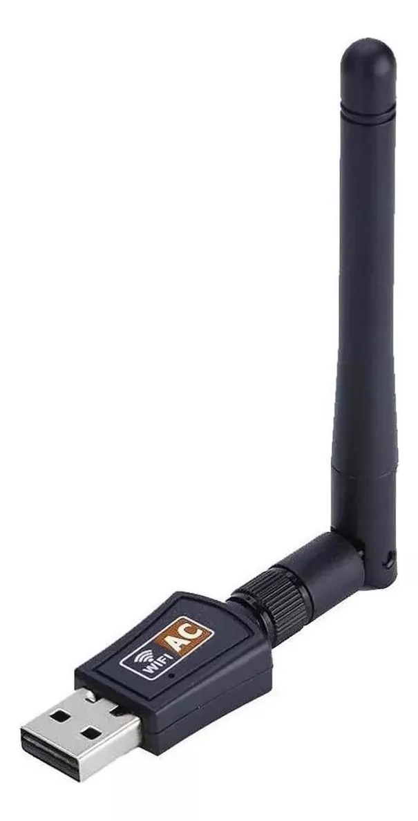 ADAPTADOR WIFI USB 5G Y 2.4G CON ANTENA DOBLE BANDA 600MBPS - 1