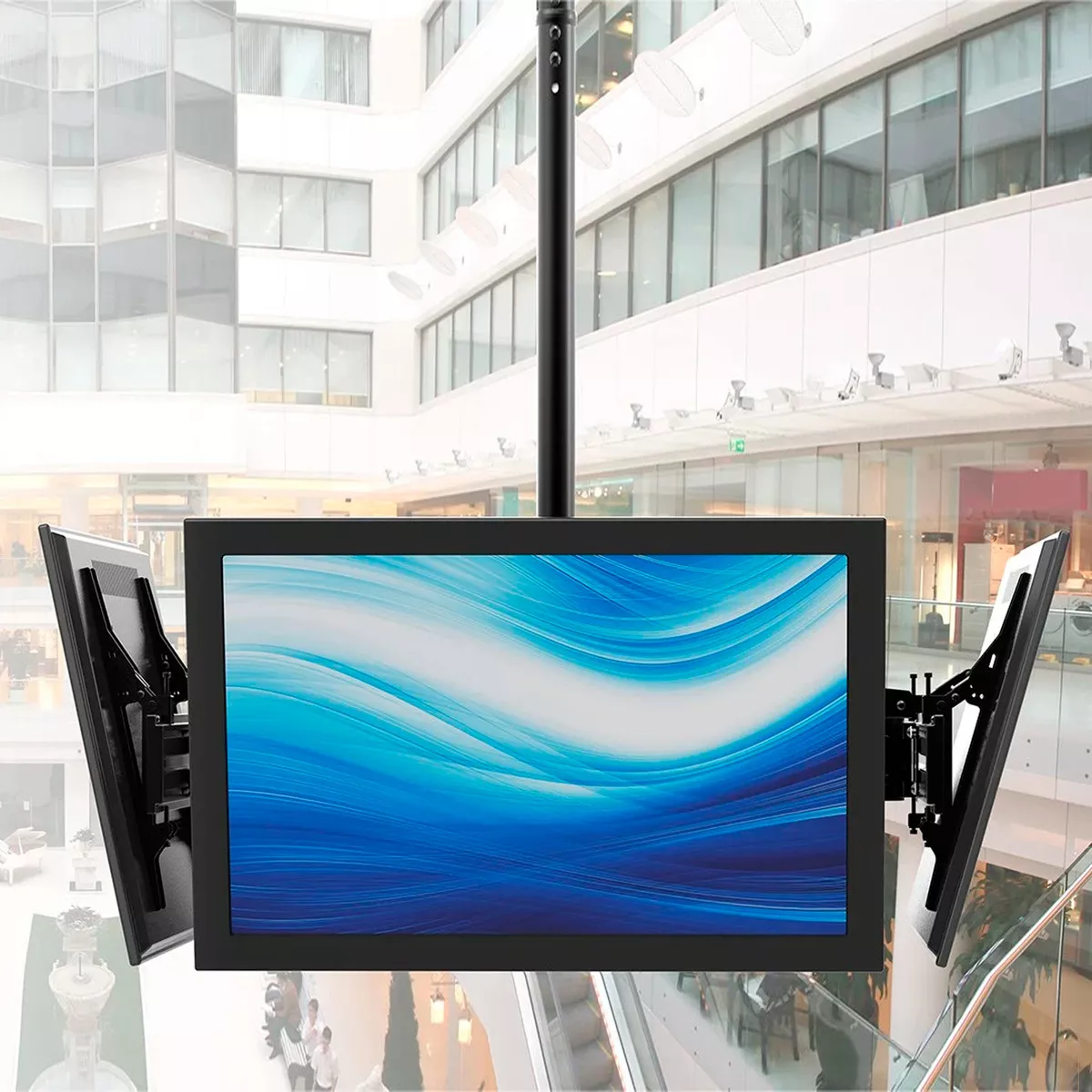 SOPORTE DE TECHO PARA TV CUADRUPLE 32 A 70 PULG ASPOR 360° - 4