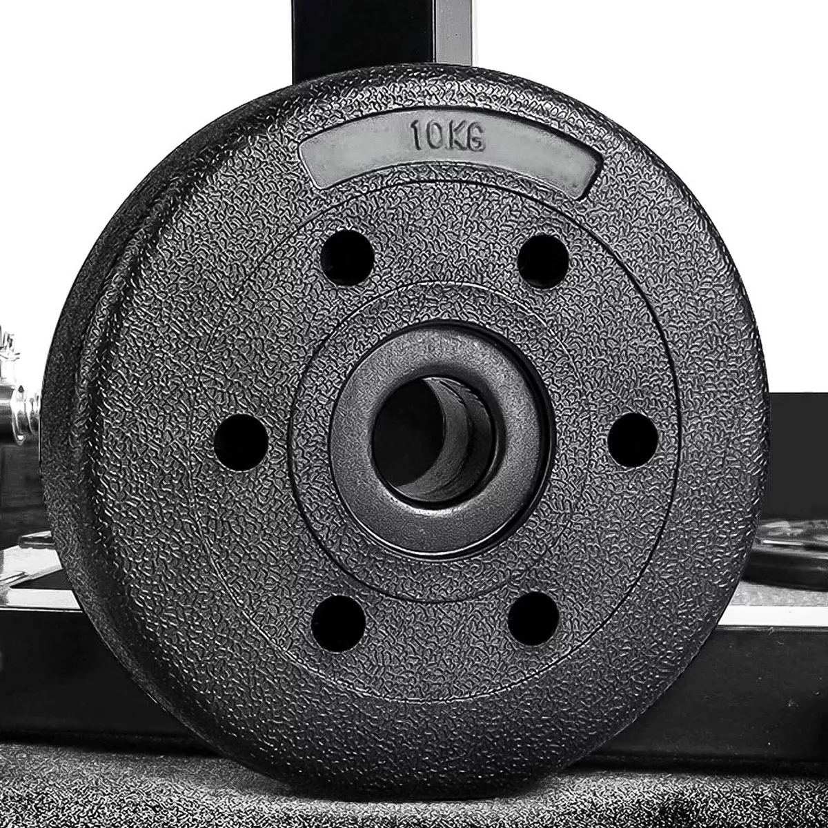 SET 2 DISCOS PREOLÍMPICO PARA PESAS 2.5KG C/U PVC BOOMFIT - 4