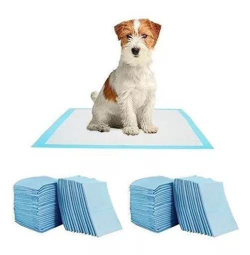 40 PAÑALES TIPO SABANILLAS MASCOTAS PERROS Y GATOS 60X60 CMS - 1