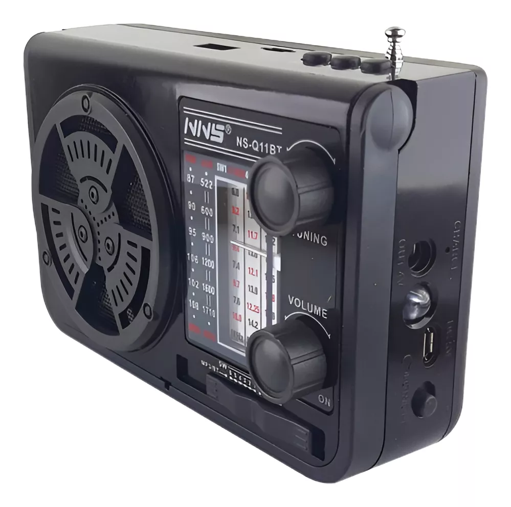 RADIO PORTATIL RECARGABLE SOLAR BLUETOOTH 8 BANDAS - 3