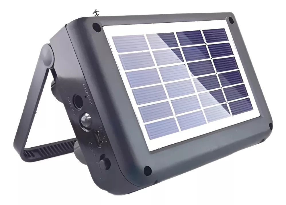 RADIO PORTATIL RECARGABLE SOLAR BLUETOOTH 8 BANDAS - 4