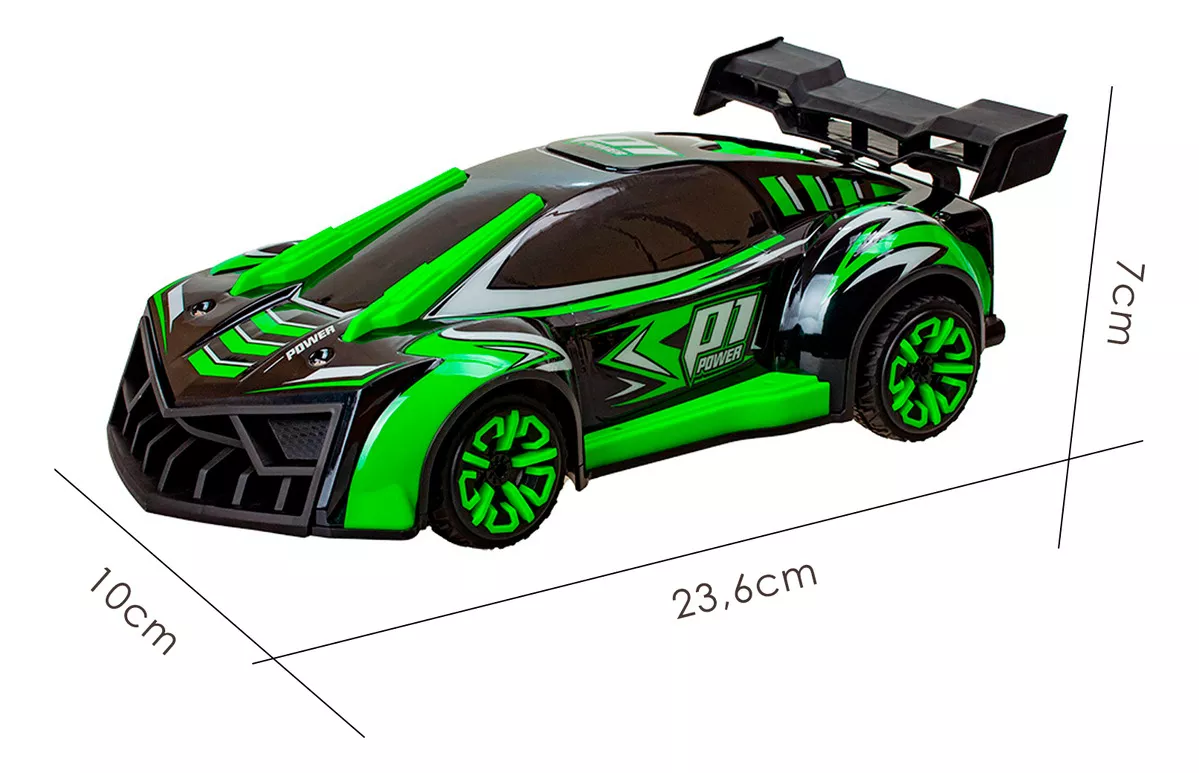 AUTO CONTROL REMOTO BUGATTI HUMO 7 LUCES 1:10 RAPIDO 2.4GHZ - 2