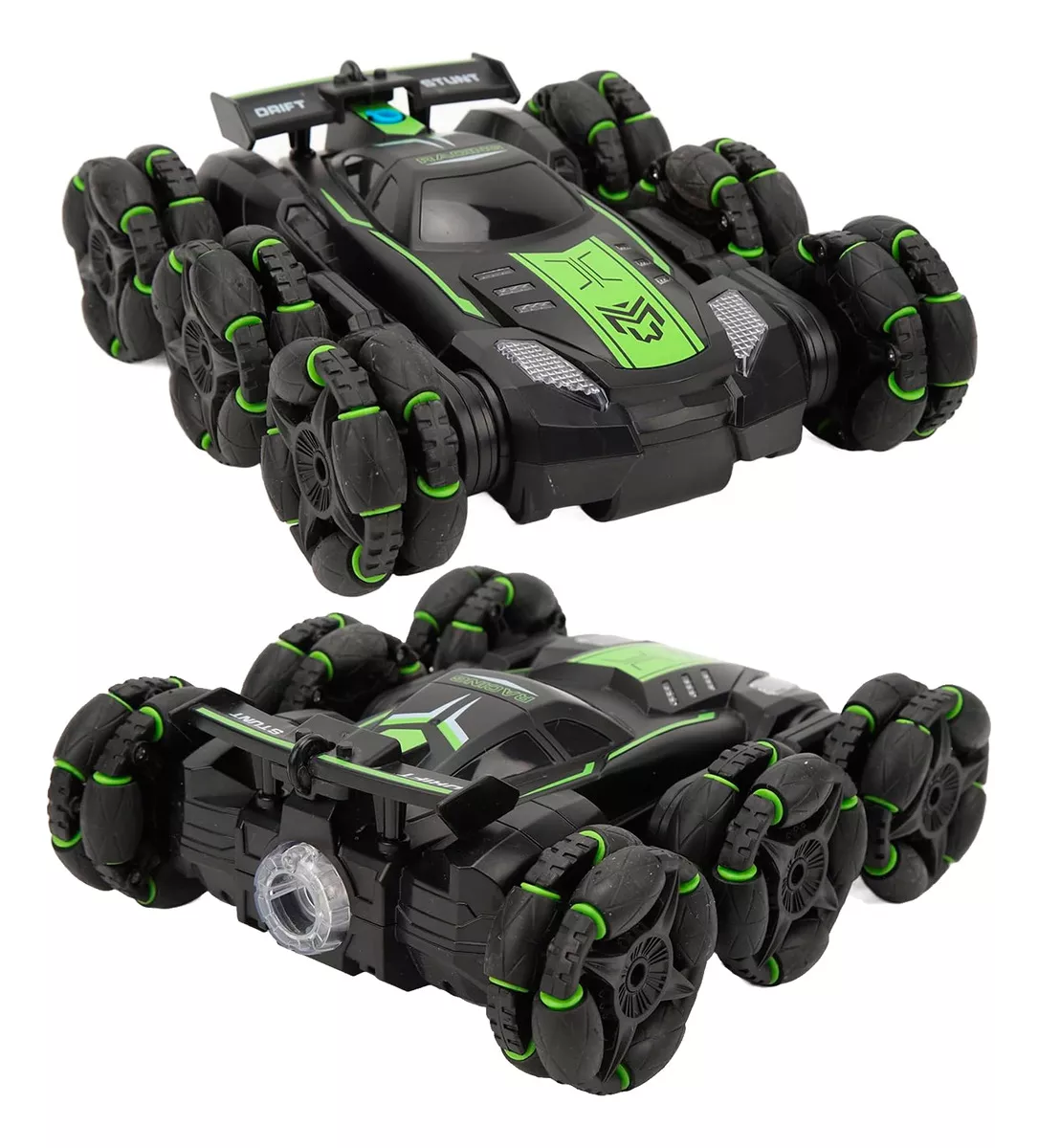 AUTO DE ACROBACIA RC STUNT CAR 6 RUEDAS LUZ SONIDO 2.4GHZ - 5