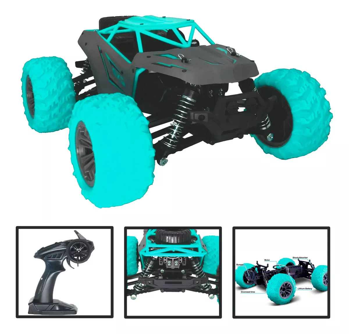 AUTO A CONTROL 36KM 4X4 TODO TERRENO GX3 PROFESIONAL RIDER - 1