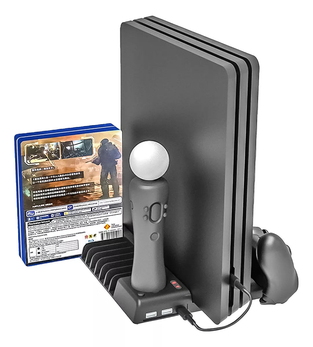 SOPORTE VERTICAL BASE PARA P4 VENTILADOR SLIM CARGADOR - 4