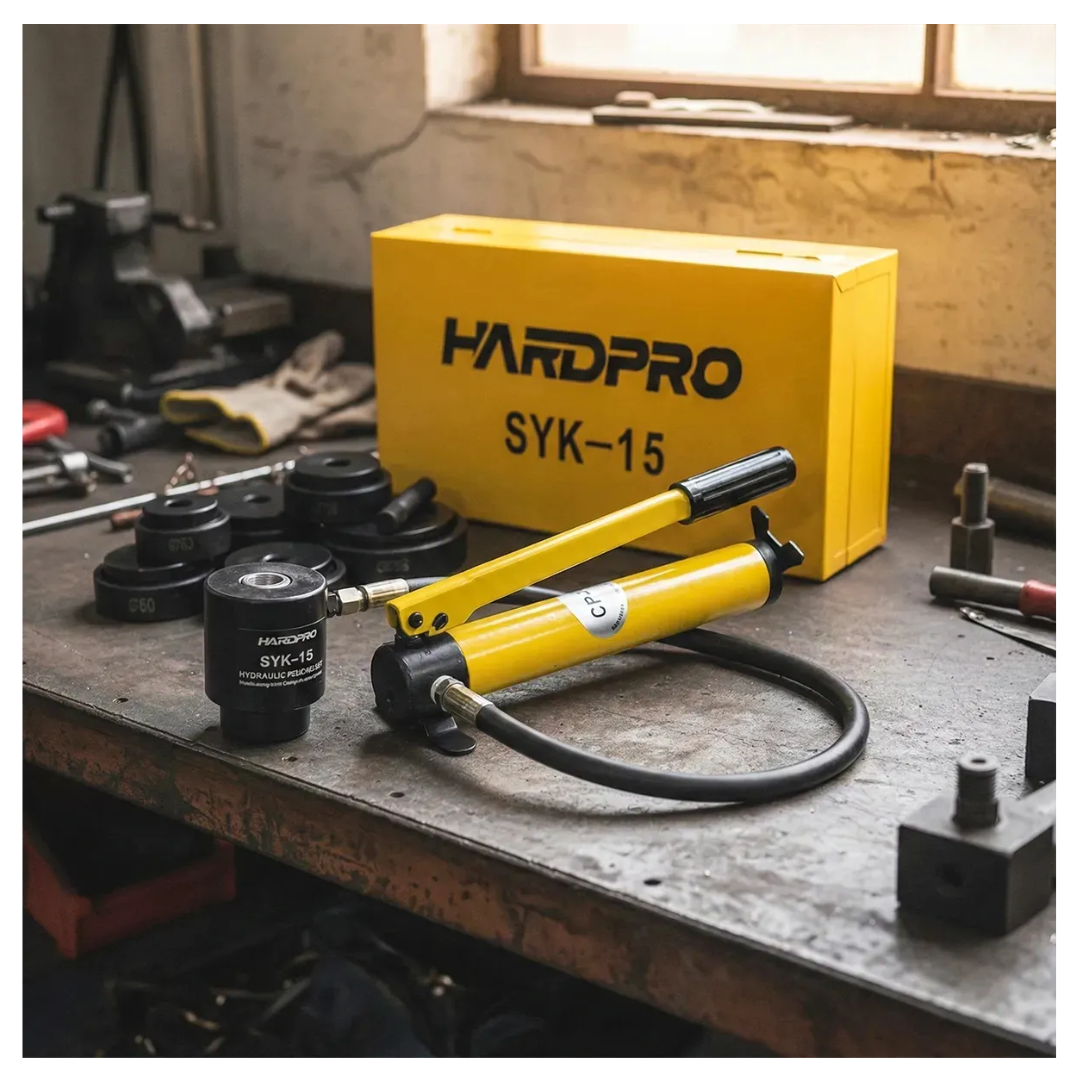 PERFORADOR DE TABLEROS ELECTRICOS 15TON KNOCK OUT SACABOCADO - 1
