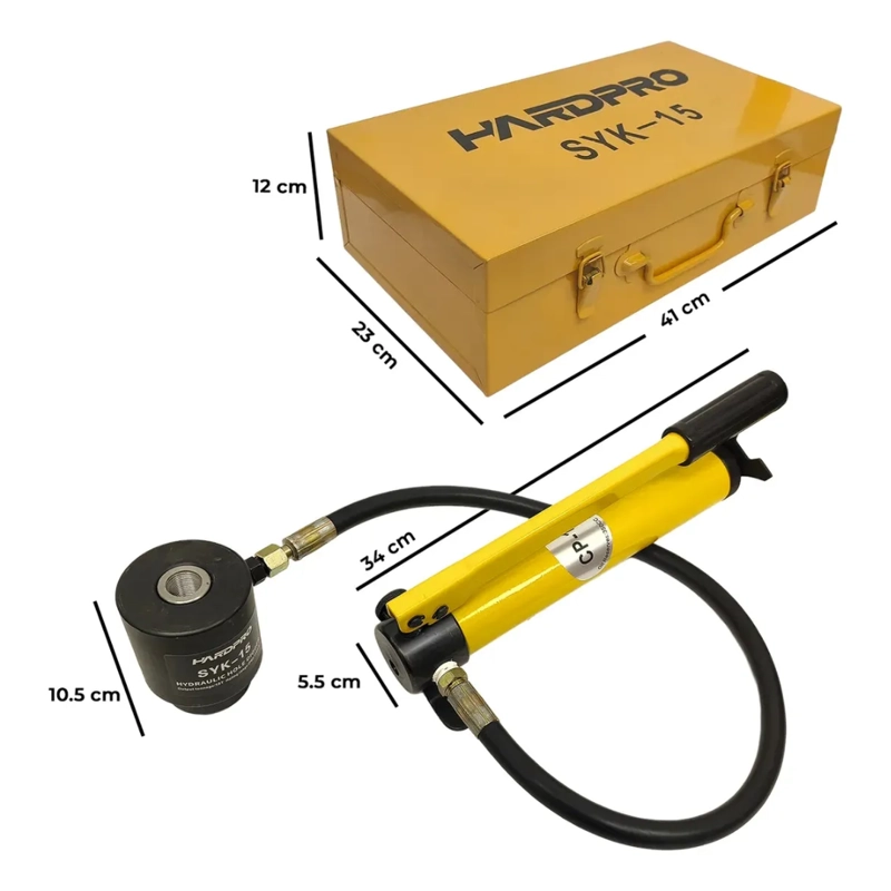 PERFORADOR DE TABLEROS ELECTRICOS 15TON KNOCK OUT SACABOCADO - 2