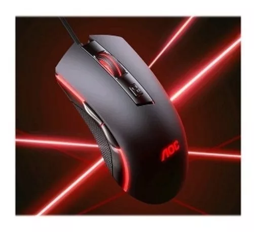 MOUSE GAMER AOC GM120 ÓPTICO CON LUCES - 2