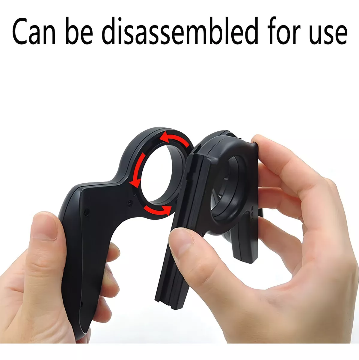 SOPORTE HANDGRIP CARGADOR PARA JOYCON AGARRE GAME PAD IPLAY COLOR NEGRO - 3