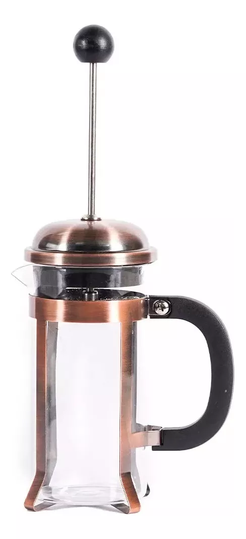 PRENSA FRANCESA DE BRONCE CAFETERA 1 LITRO GREENBANK COFFE - 5