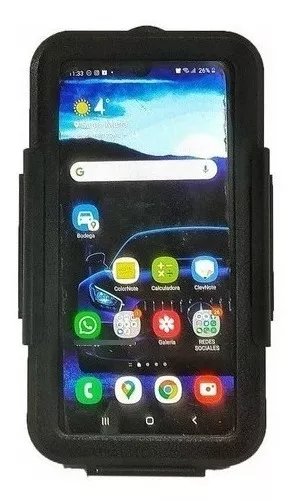 SOPORTE CELULAR BICICLETA IMPERMEABLE TACTIL EN MANUBRIO - 3