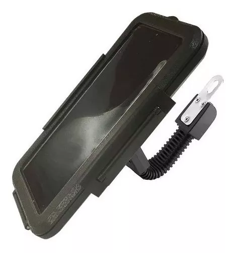 SOPORTE CELULAR MOTO ESPEJO ESTUCHE AJUSTABLE IMPERMEABLE - 4