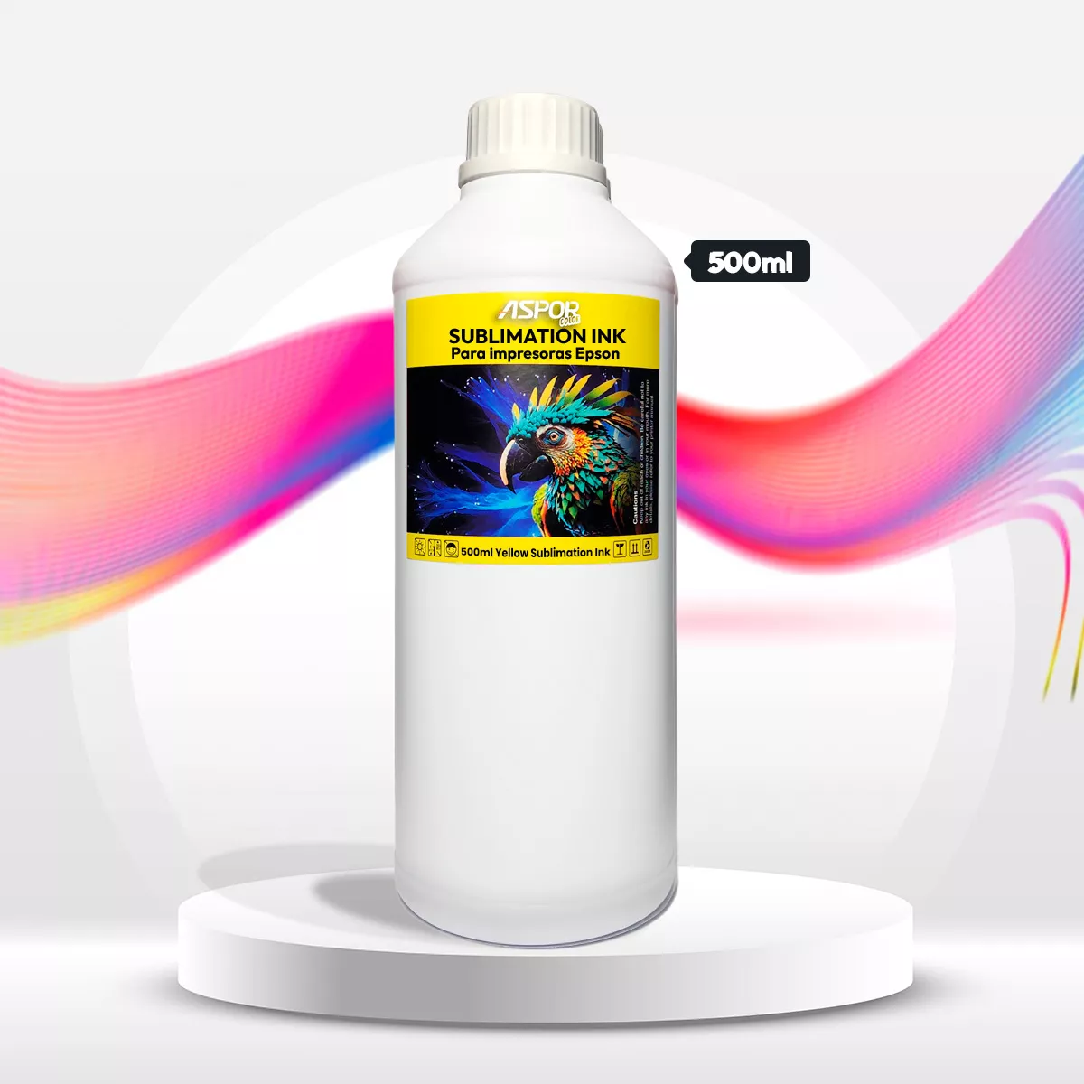 TINTA SUBLIMACIÓN PREMIUM UNIVERSAL 500ML COLORES IMPRESORA - 2