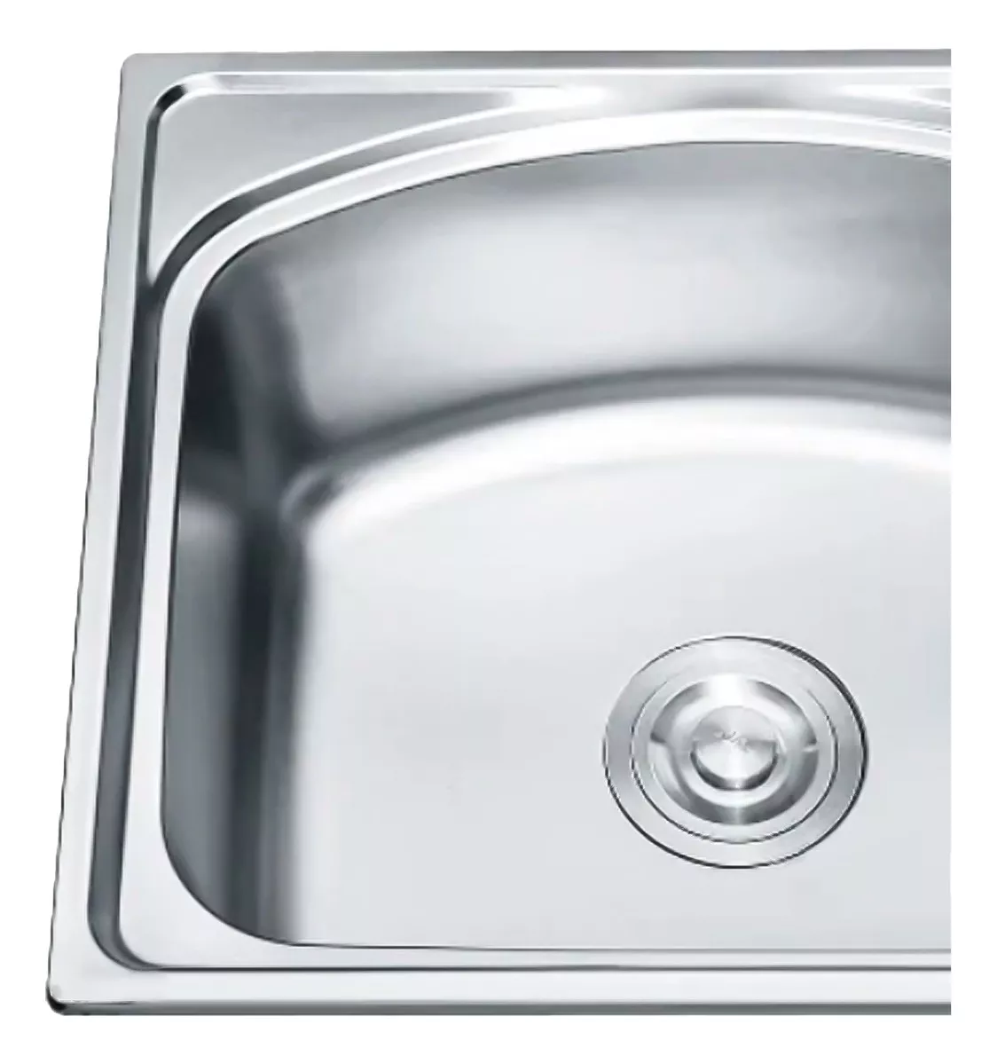 LAVAPLATOS CLASICO 46X42 SOBREPUESTO ACERO INOXIDABLE GRIS P - 5