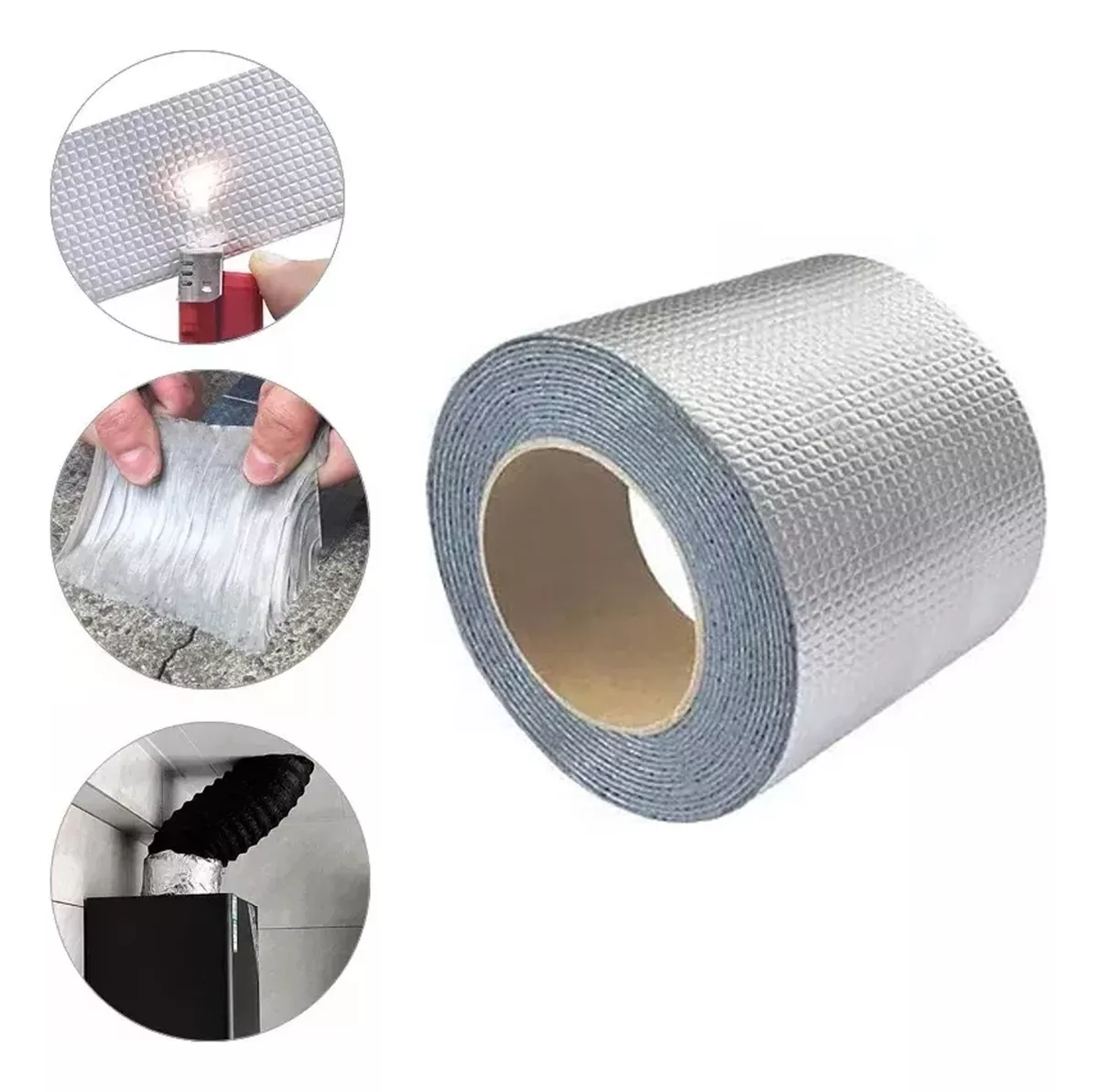 SELLADOR DE TECHO CINTA IMPERMEABLE ADHESIVA 10MT X 100MM - 1