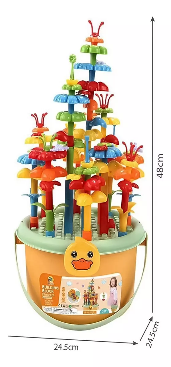 BALDE BLOQUES DE CONSTRUCCIÓN 142PCS JUGUETE DIDÁCTICO NIÑOS - 2