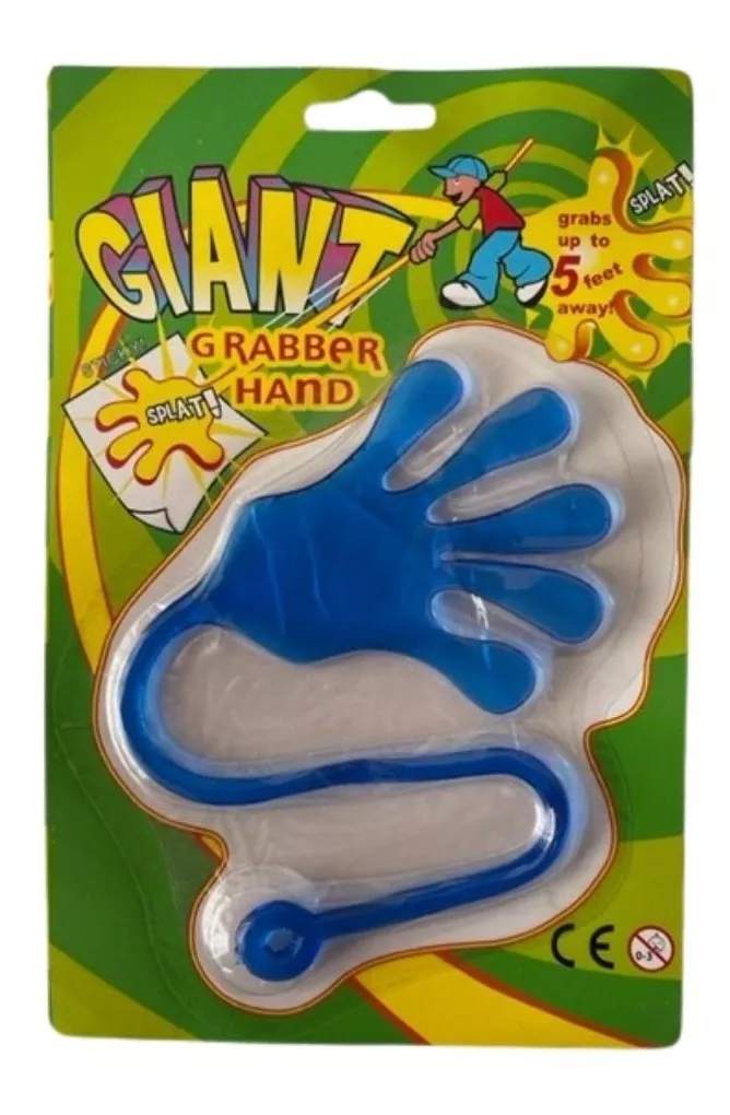 MANO PEGAJOSAS JUGUETE PEGAJOSO COLORES SURTIDOS X 24UNID - 1