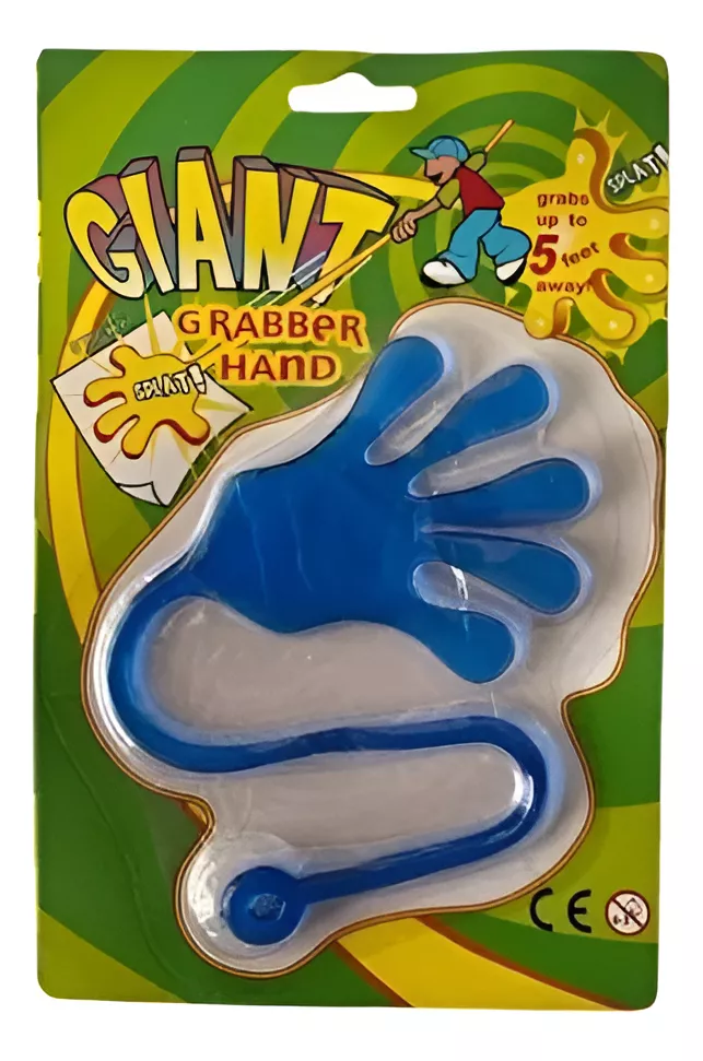MANO PEGAJOSAS JUGUETE PEGAJOSO COLORES DISPONIBLES X 6UNID - 1