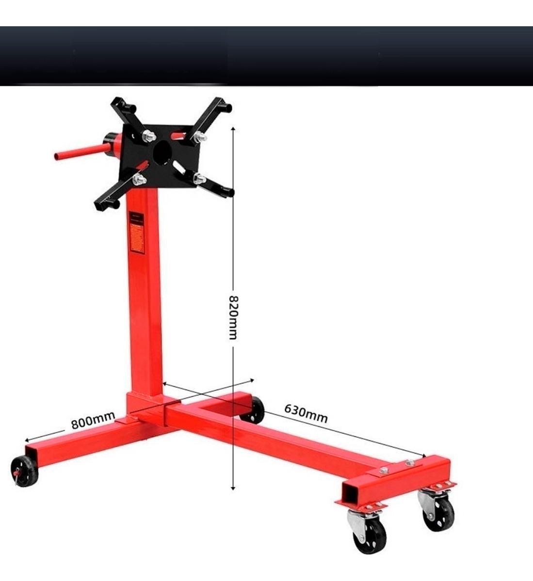 SOPORTE MULTIBANCO PARA MOTORES AUTO 500KG 360° PROFESIONAL - 2