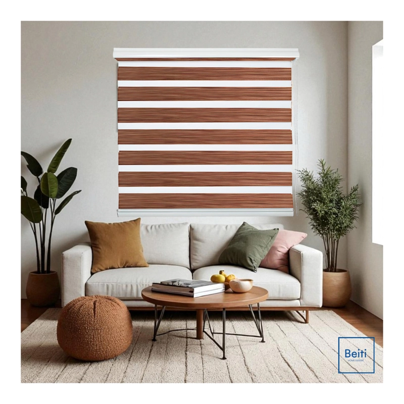 CORTINA ROLLER JASPEADA DUO ZEBRA DIA NOCHE 100X240CM - 6