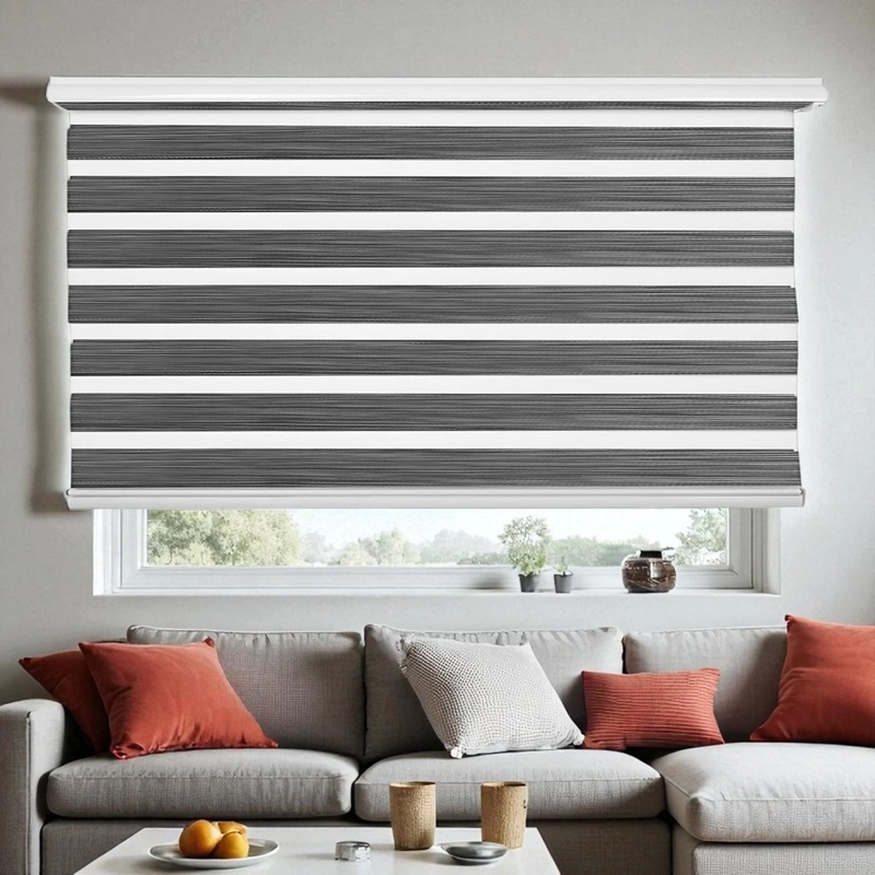 CORTINA ROLLER JASPEADA DUO ZEBRA DIA NOCHE 100X240CM - 9
