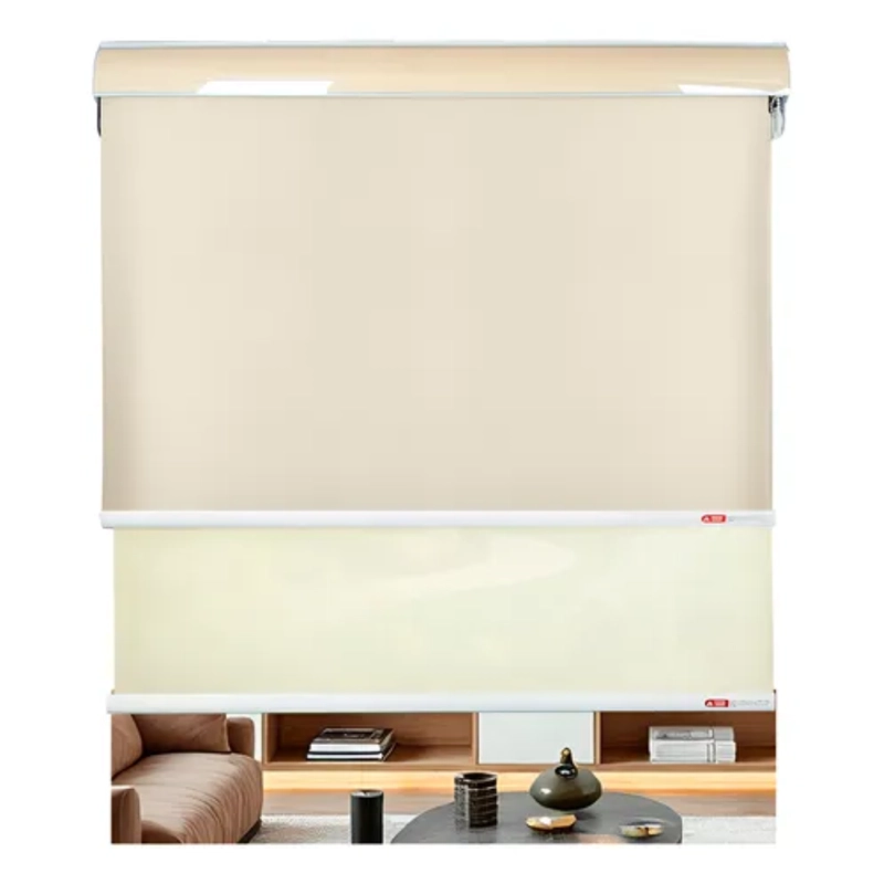 CORTINA ROLLER BLACKOUT DOBLE VISILLO CENEFA 120X200 - 1