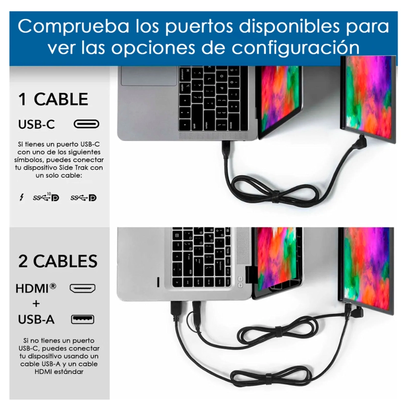 MONITOR PORTATIL 18.5 120HZ FULL HD CON PARLANTE Y CASE - 3