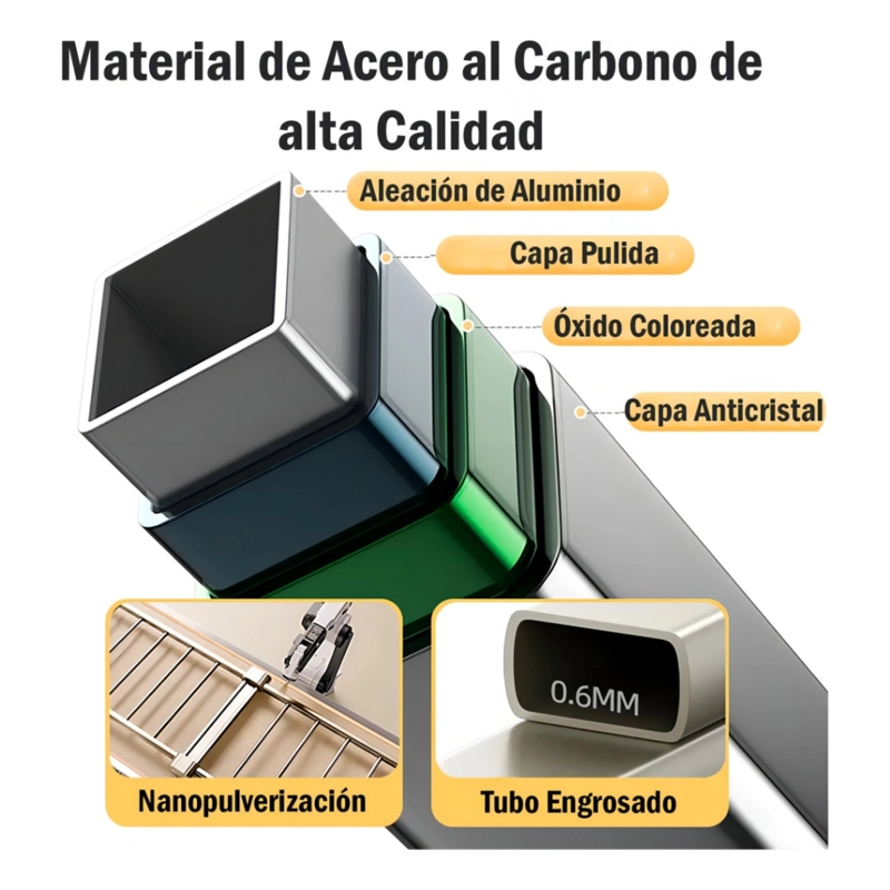 TENDEDERO DE 180CM 50KG PLEGABLE CON RUEDA Y PORTA GANCHOS - 7