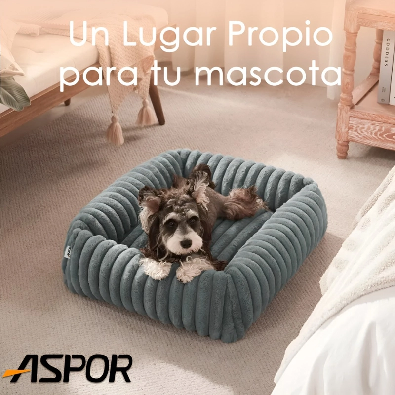 CAMA PERRO LAVABLE ANTIDESLIZANTE Y TELA POLAR TALLA M - 3
