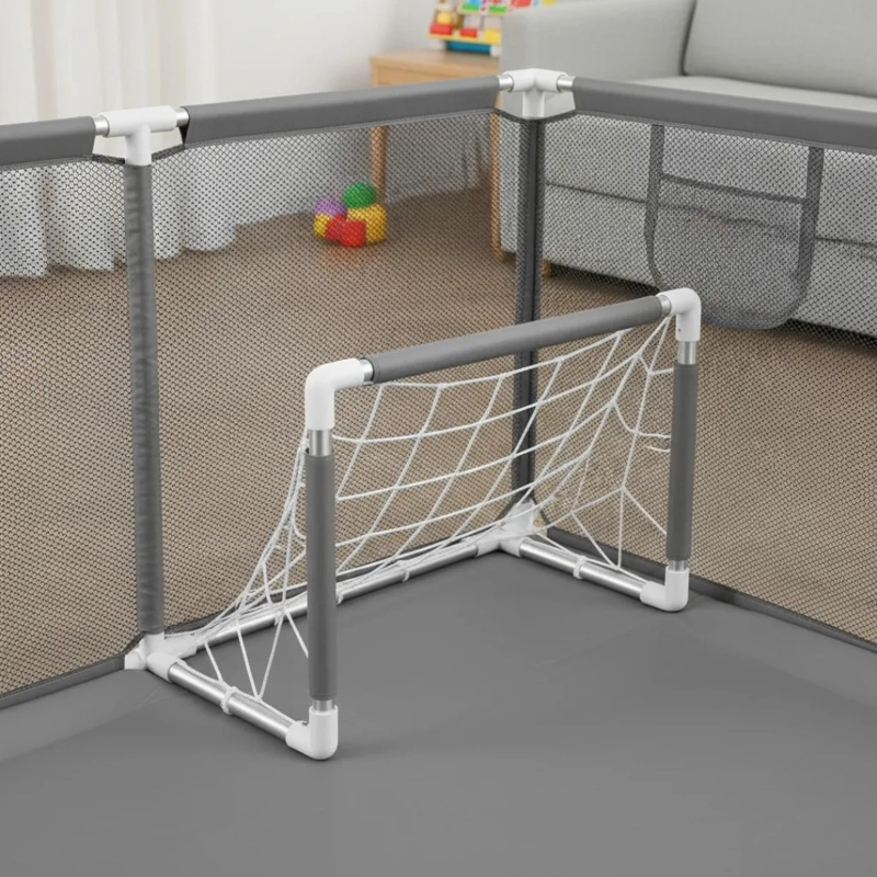 CORRAL BEBE INFANTIL 3EN1 JUEGO MALLA TELA OXFORD 180X120CM VARIOS COLORES - 6