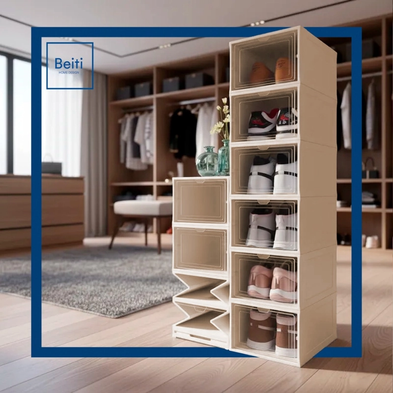 MUEBLE ZAPATERO PLEGABLE ORGANIZADOR 6 NIVELES ZAPATO - 6