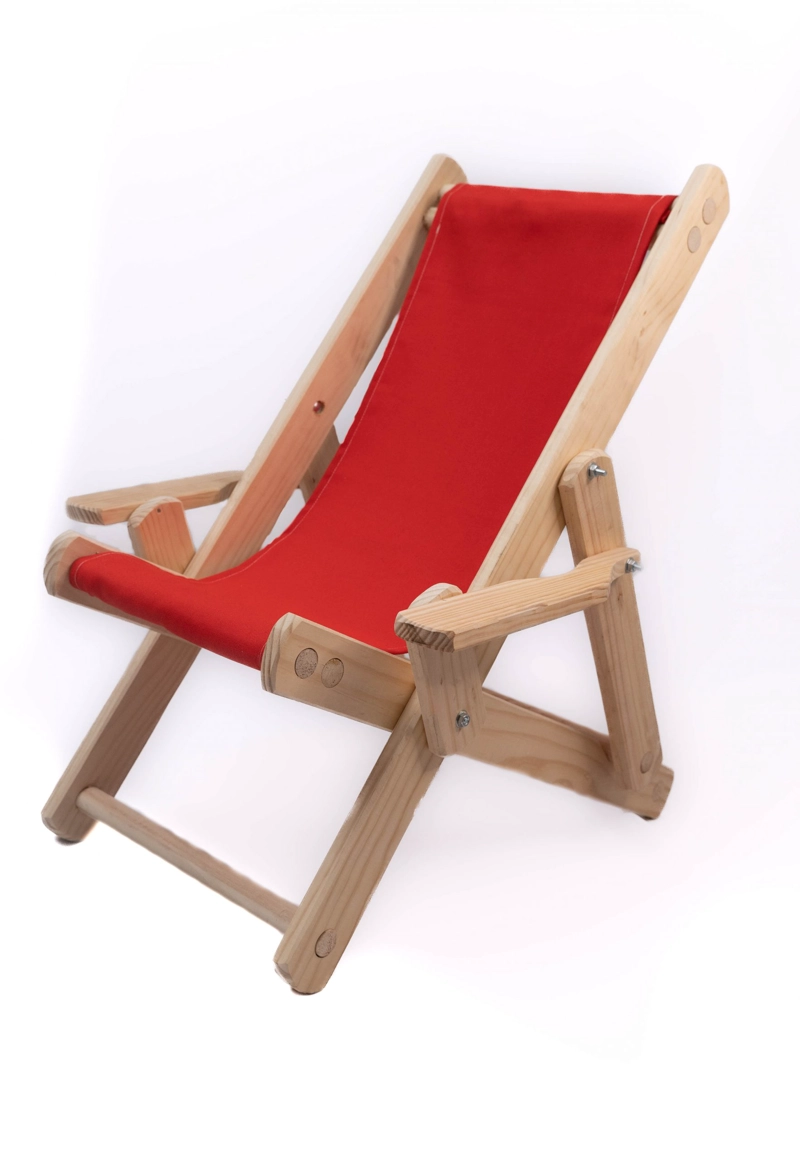 SILLA PLAYA NIÑO SILLAS Y MUEBLES PLEGABLE 1 CUERPO MADERA CLASICA - 2