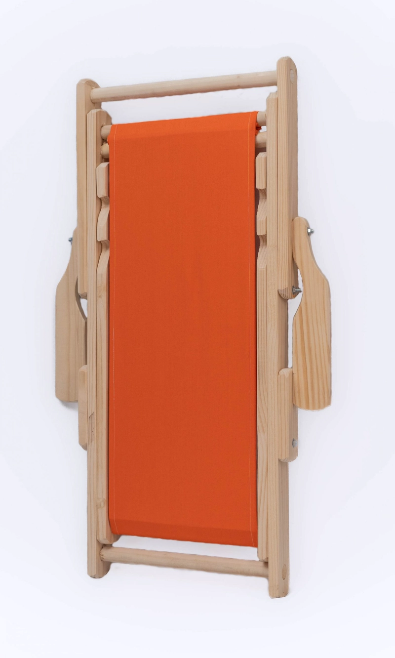 SILLA PLAYA NIÑO SILLAS Y MUEBLES PLEGABLE 1 CUERPO MADERA CLASICA - 1