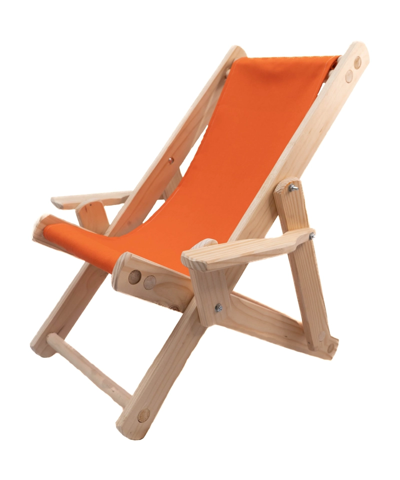 SILLA PLAYA NIÑO SILLAS Y MUEBLES PLEGABLE 1 CUERPO MADERA CLASICA - 2