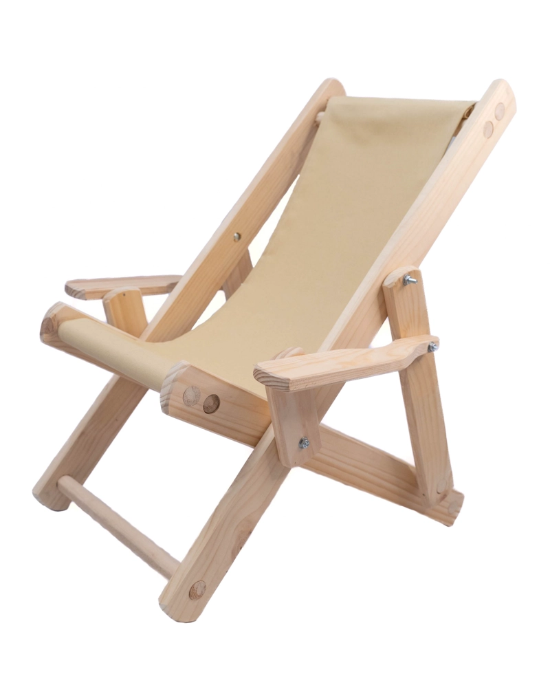 SILLA PLAYA NIÑO SILLAS Y MUEBLES PLEGABLE 1 CUERPO MADERA CLASICA - 2