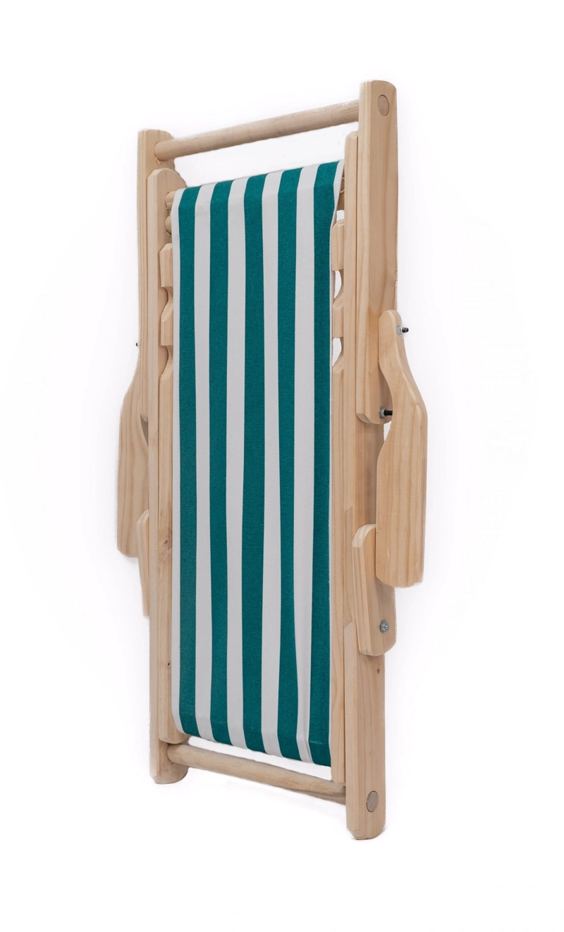 SILLA PLAYA NIÑO SILLAS Y MUEBLES PLEGABLE MADERA CLASICA - 1