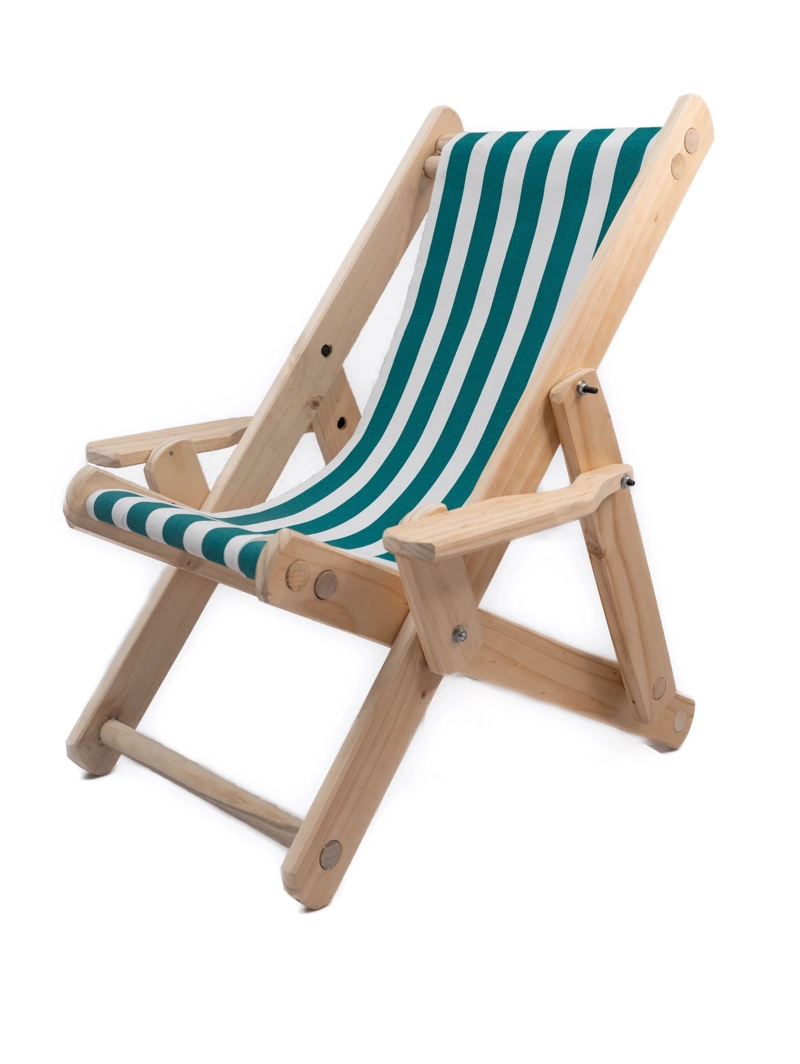 SILLA PLAYA NIÑO SILLAS Y MUEBLES PLEGABLE MADERA CLASICA - 2