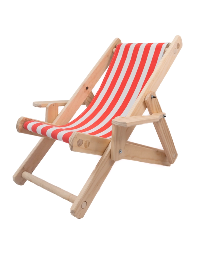 SILLA PLAYA NIÑO SILLAS Y MUEBLES PLEGABLE MADERA CLASICA - 3